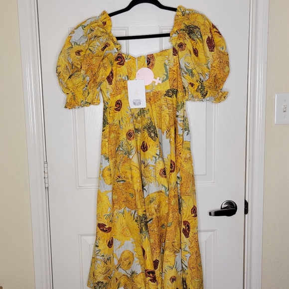 Selkie Dresses Selkie Sunflower Tea Rose Dress Poshmark